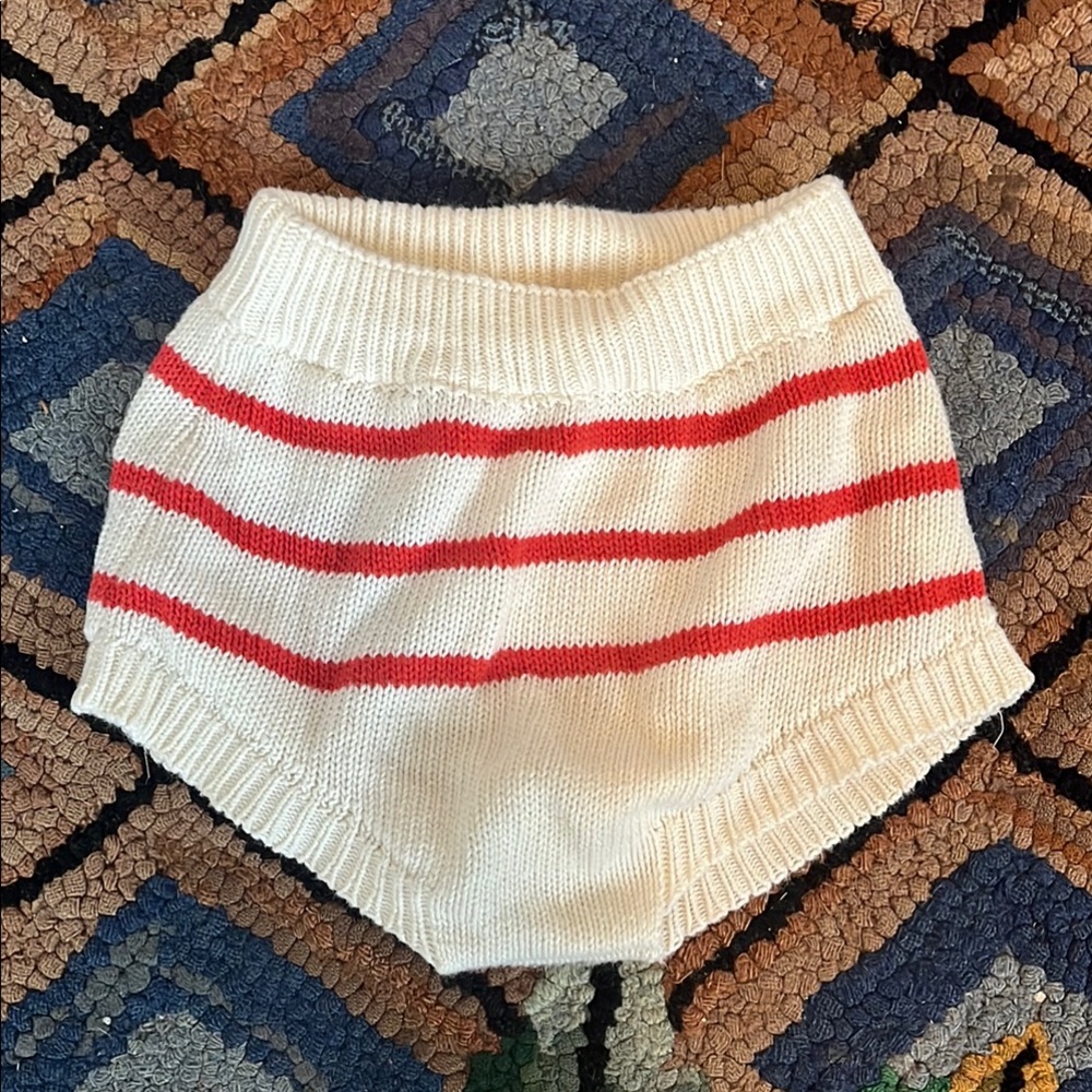 Fin & Vince lightweight knit shorts or diaper cover, 6-12 M